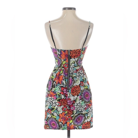 Moda International Bright Corset Style Mini Dress size 2. - Picture 4 of 4